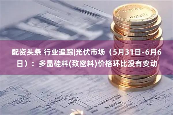 配资头条 行业追踪|光伏市场（5月31日-6月6日）：多晶硅料(致密料)价格环比没有变动